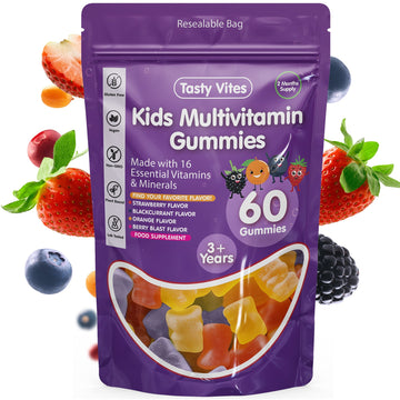 Kids Multivitamin Gummies - Mixed Flavour Bag - 2 Months Supply - Find Your Favorite Flavour!