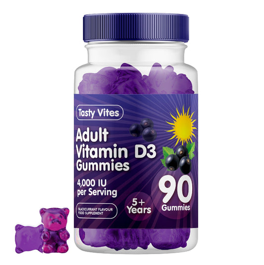 Vitamin D Gummies Men & Women 4000IU HIGH STRENGTH - Orange Flavour