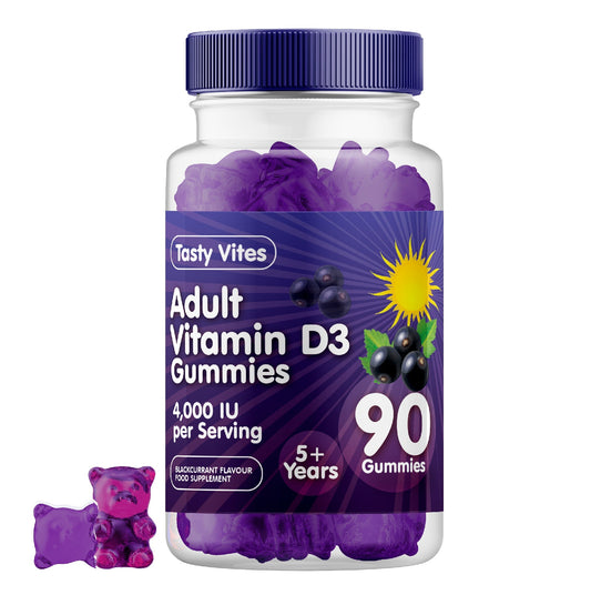 Vitamin D Gummies Men & Women 4000IU HIGH STRENGTH - Orange Flavour